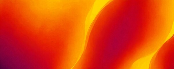 Poster - a gradient background transitioning from a deep orange at the top to a lighter yellow at the bottom, creating a warm and vibrant visual effect
