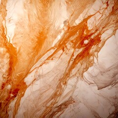 Poster - a close-up view marble surface with a textured, marbled pattern in shades of beige and brown