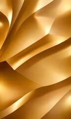 Aufkleber - a close-up view golden, abstract pattern composed of overlapping curved lines and shapes, creating a sense of depth and movement
