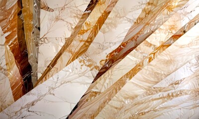 Poster - a close-up view marble surface with a textured, abstract pattern of intersecting lines and curves, creating a sense of depth and movement
