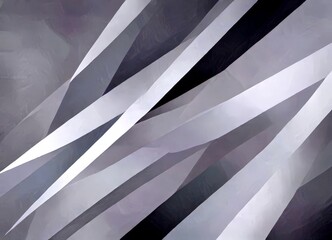 Aufkleber - a geometric abstract pattern composed of intersecting diagonal lines in varying shades of gray, creating a sense of depth and movement