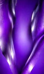 Poster - a close-up view leaf with a purple hue, set against a gradient background transitioning from a lighter shade at the top to a darker one at the bottom