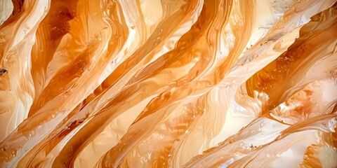 Aufkleber - a close-up view textured surface with a pattern of light brown and beige hues, resembling the appearance of sand or a natural rock formation