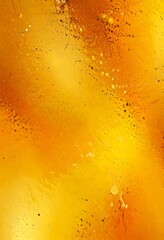 Aufkleber - a vibrant abstract background with a gradient of warm colors, including shades of orange, yellow, and black The background is speckled with small black dots and splatters,