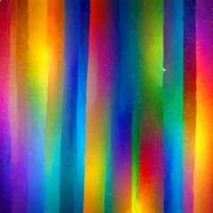 Aufkleber - a vibrant, abstract background with vertical stripes in various colors, including red, orange, yellow, green, blue, and purple The stripes are slightly overlapping, creating