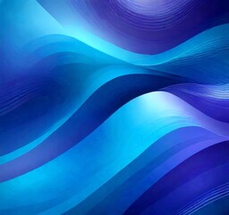 Aufkleber - a vibrant abstract pattern with blue and purple hues, creating a sense of movement and fluidity The pattern is composed of curved lines and shapes, with some areas