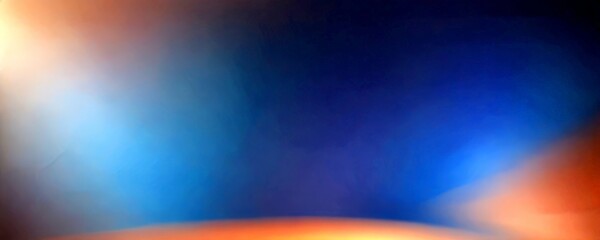 Poster - a blurred, abstract representation gradient background transitioning from blue to orange, with a subtle gradient effect