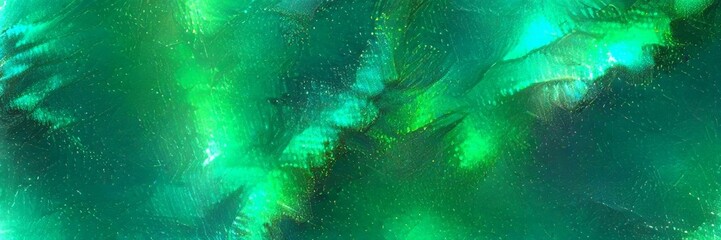 Aufkleber - a close-up view textured surface with a greenish-blue hue, resembling the appearance of water or a natural environment