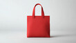 © sema_srinouljan - blank red tote bag mockup