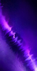 Poster - a striking abstract pattern of purple and blue hues, with a sense of movement and dynamism The pattern is composed of vertical lines and swirls, creating a sense of depth