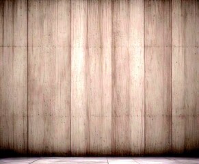 Aufkleber - A gray concrete wall with vertical panels, creating a textured and uniform appearance