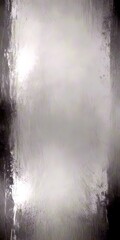 Poster - A gray, textured background with a vertical line running down the center