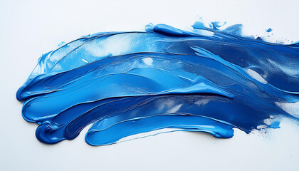 stunning highresolution image of a vibrant blue paint stroke, ideal for creative projects