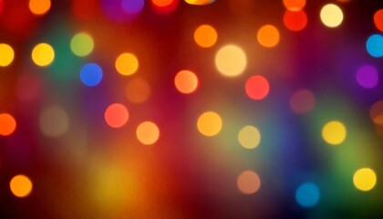 Aufkleber - A vibrant display of multicolored lights, creating a festive and celebratory atmosphere