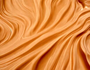 Aufkleber - a close-up view light-colored fabric with a wavy texture, resembling the appearance flowing silk fabric