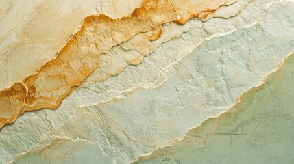 Poster - Background image of natural stone showing sedimentary layers forming an abstract pattern, featuring textures and colors created over millions of years