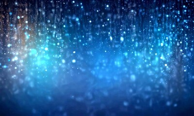Poster - a serene night sky filled with numerous small, glowing dots, creating a captivating and ethereal atmosphere
