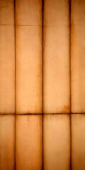 Aufkleber - a close-up view textured, beige-colored wall with vertical lines running across it, creating a grid-like pattern