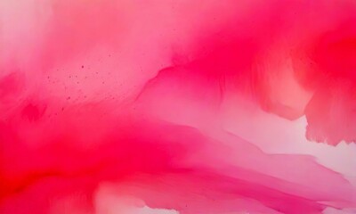 Fototapete - a soft, pastel pink hue, reminiscent watercolor painting The color palette is predominantly pink, with subtle hints of white and gray adding depth and contrast The