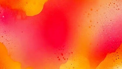 Aufkleber - Abstract background with a gradient of pink, orange, and yellow colors, with small white dots scattered throughout