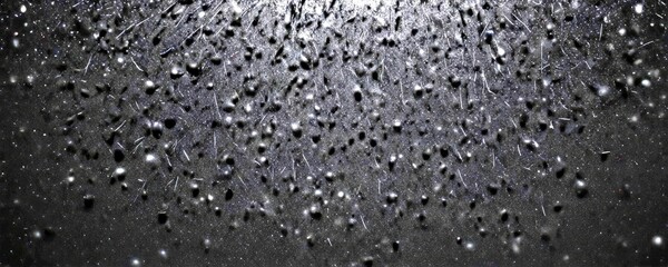 Aufkleber - A dark, starry night sky filled with numerous small, white, speckled dots, creating a sense of depth and movement