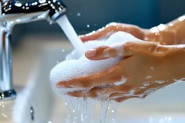 Washing Hands with Soap and Water