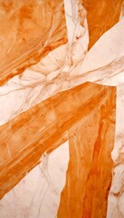 Poster - a close-up view marble surface with a textured and abstract pattern of light and dark brown marble