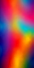 Aufkleber - a vibrant abstract composition featuring a gradient of colors, transitioning from red to blue, green, and yellow, creating a visually striking and dynamic effect