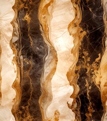 Aufkleber - a repeating pattern of vertical lines in varying shades of brown, beige, and black, creating a sense of depth and movement