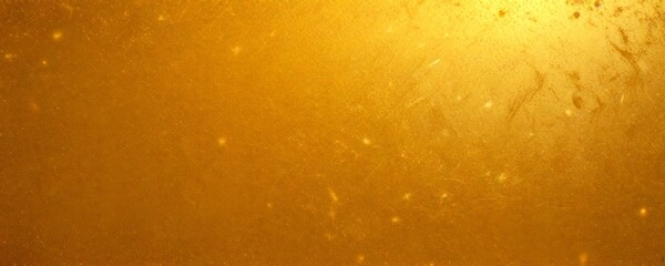 Poster - a close-up view textured golden surface, possibly a glass or metal, with a warm, golden hue and a slight sheen