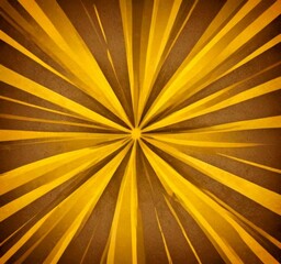 Fototapete - a radial pattern of intersecting diagonal lines in varying shades of brown and yellow, creating a vibrant and dynamic visual effect