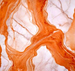 Aufkleber - a marble surface with a swirling pattern of light and dark brown hues, creating a sense of movement and depth