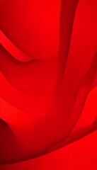 Poster - a vibrant abstract composition of red and orange hues, with a gradient effect transitioning from a deep red at the top to a lighter shade at the bottom The does not