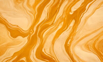 Aufkleber - a close-up view marble-like surface with a swirling pattern of light and dark brown hues, resembling the natural texture of marble