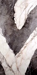 Aufkleber - a close-up view marble surface with a textured, gray-colored marble pattern The marble appears to be a natural stone, with a mix of white and gray hues The does