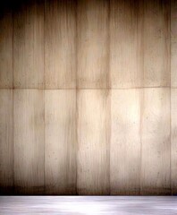 Aufkleber - A simple, minimalist concrete wall with a flat, white surface in the foreground