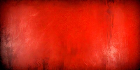 Leinwandbilder - a red textured background with a dark red stain on the right side, creating a grunge-like appearance