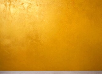 Poster - a textured gold wall with a white base, creating a warm and luxurious atmosphere