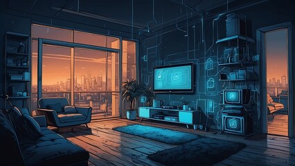 Augmented reality smart home management system for modern living.