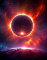 Leinwandbilder - The Sun Shower: A Celestial Spectacle
