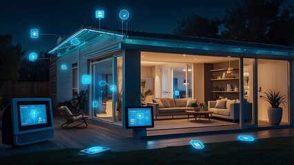 Augmented reality smart home management system for modern living.