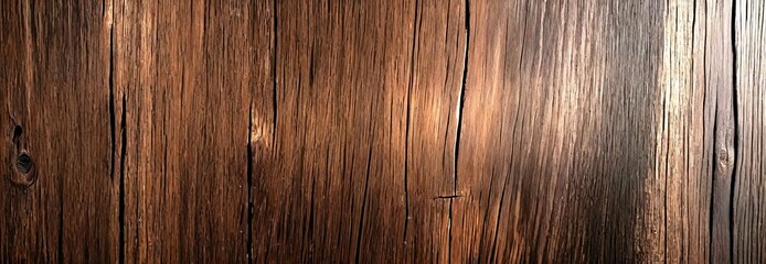 Leinwandbilder - a close-up view wooden surface with visible grain and texture, creating a warm, rustic appearance