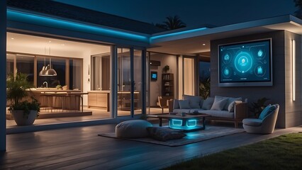 Augmented reality smart home management system for modern living.