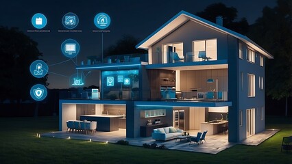 Augmented reality smart home management system for modern living.
