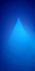 Poster - A gradient of blue hues, transitioning from a deep blue at the top to a lighter shade at the bottom, creates a sense of depth and movement