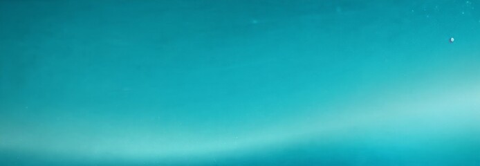 Poster - a gradient of blue-green hues, transitioning from a deep blue at the top to a lighter shade at the bottom A small white object is visible in the top right corner