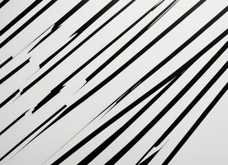 Poster - a diagonal pattern of black and white lines, creating a sense of movement and energy