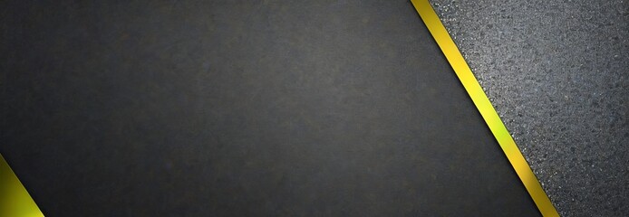 Poster - a dark gray background with a diagonal yellow line running across it, creating a sense of movement and direction
