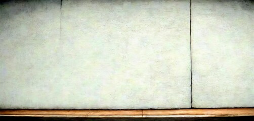 Aufkleber - A gray concrete wall with a horizontal line running across it, set against a gray sidewalk