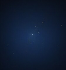 Aufkleber - a starry night sky with a bright star in the center, surrounded by numerous smaller stars